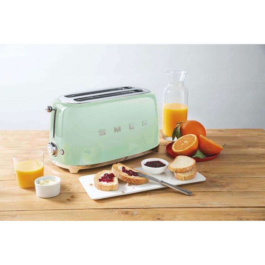 Smeg TSF02PGUK Retro Pastel Green 4 Slice Toaster - Cater-Connect Ltd