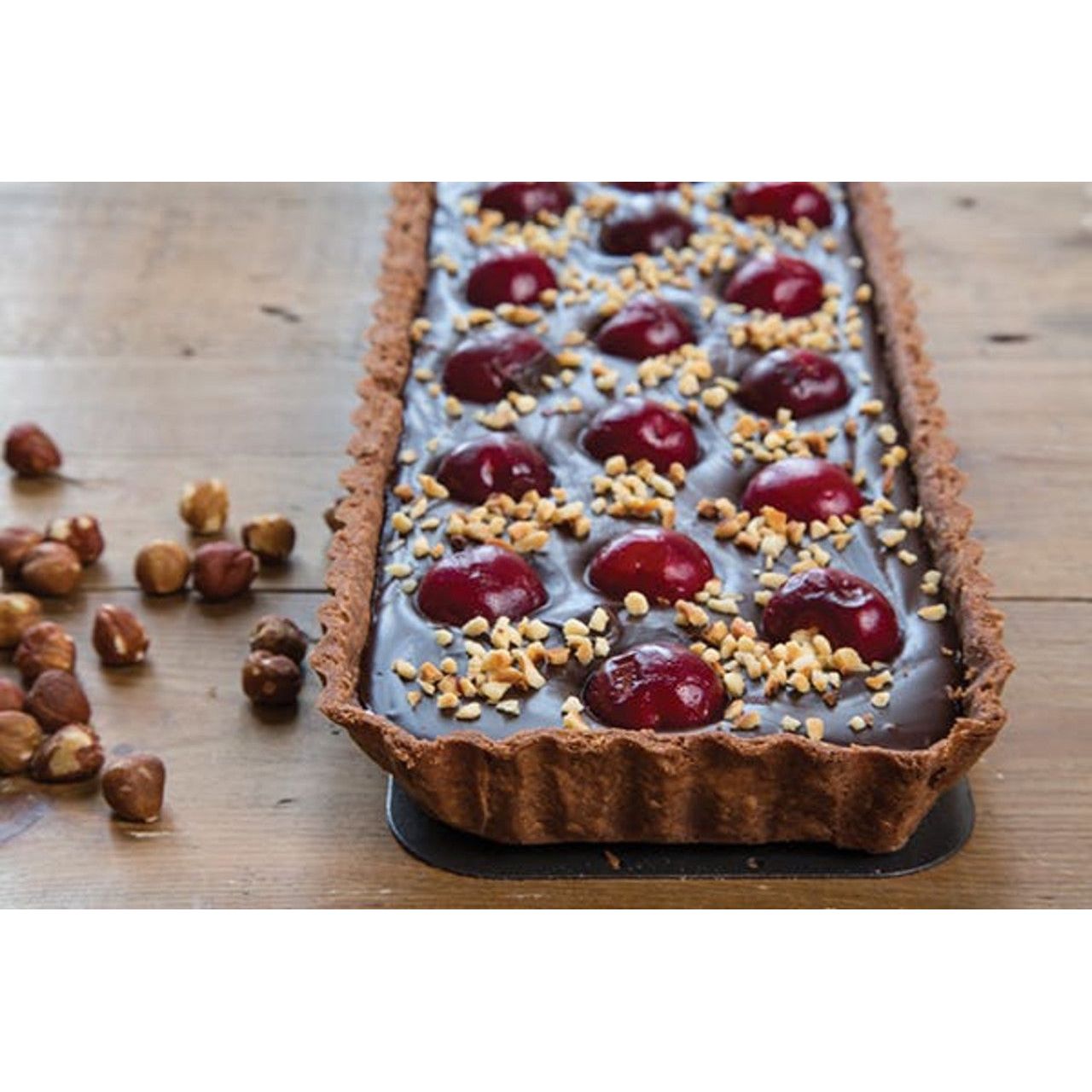 MasterClass Non-Stick Loose Base Rectangular Fluted Flan / Quiche Tin 36cm x 13cm x 2.5cm - Cater-Connect Ltd