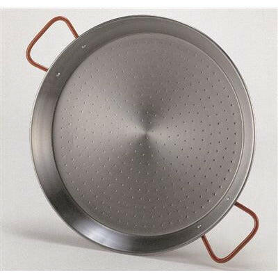 Bourgeat Polished Steel Paella Pan With Handles - Cater-Connect Ltd