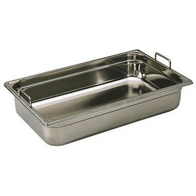 Matfer Bourgeat Stainless Steel Gastronorm Container Fixed Handle.