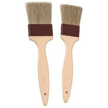 Matfer Natural Flat Pastry Brush Plastic 25mm - Cater-Connect Ltd