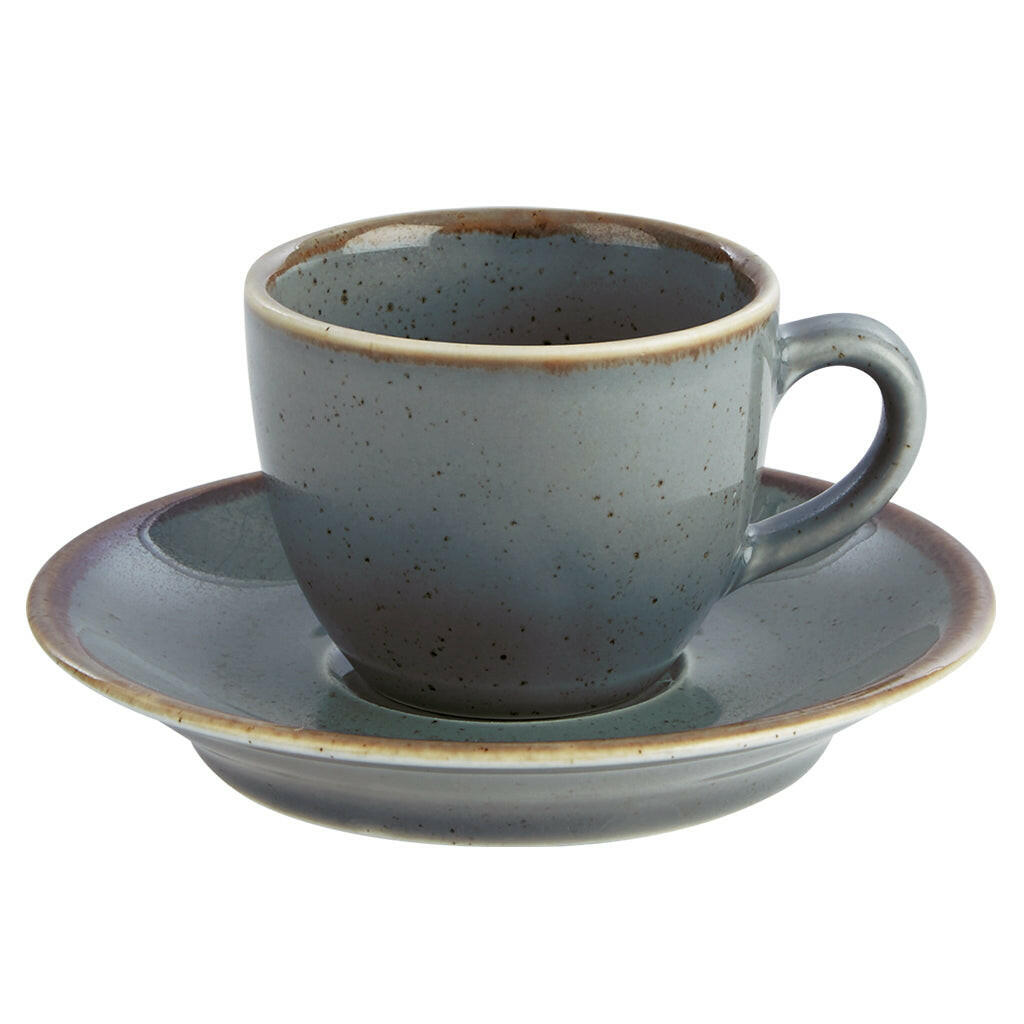 Porcelite Seasons Storm Espresso Saucer 12cm/4.5" Case Size 6 - Cater-Connect Ltd