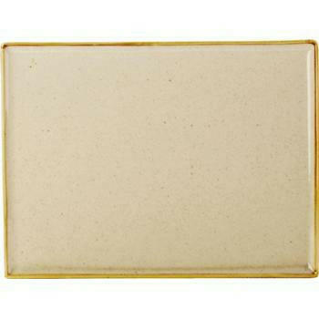 Porcelite Seasons Wheat Rectangular Platter 35x25cm Case Size 6 - Cater-Connect Ltd