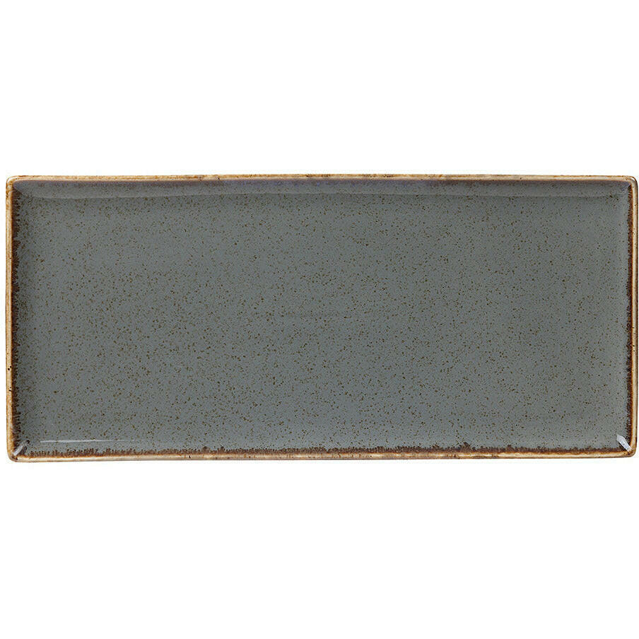 Porcelite Seasons Storm Rectangular Platter 35x15.5cm Case Size 6 - Cater-Connect Ltd