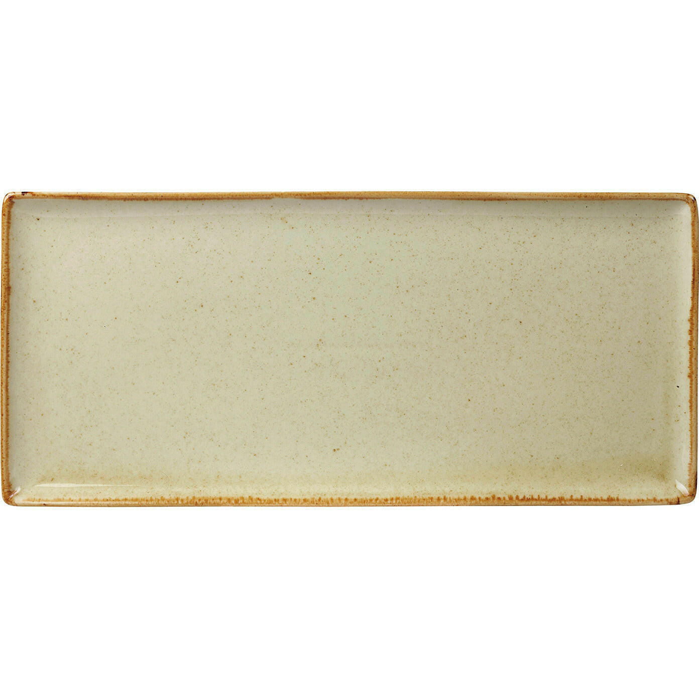 Porcelite Seasons Wheat Rectangular Platter 35x15.5cm/13.75"x6" Case Size 6 - Cater-Connect Ltd
