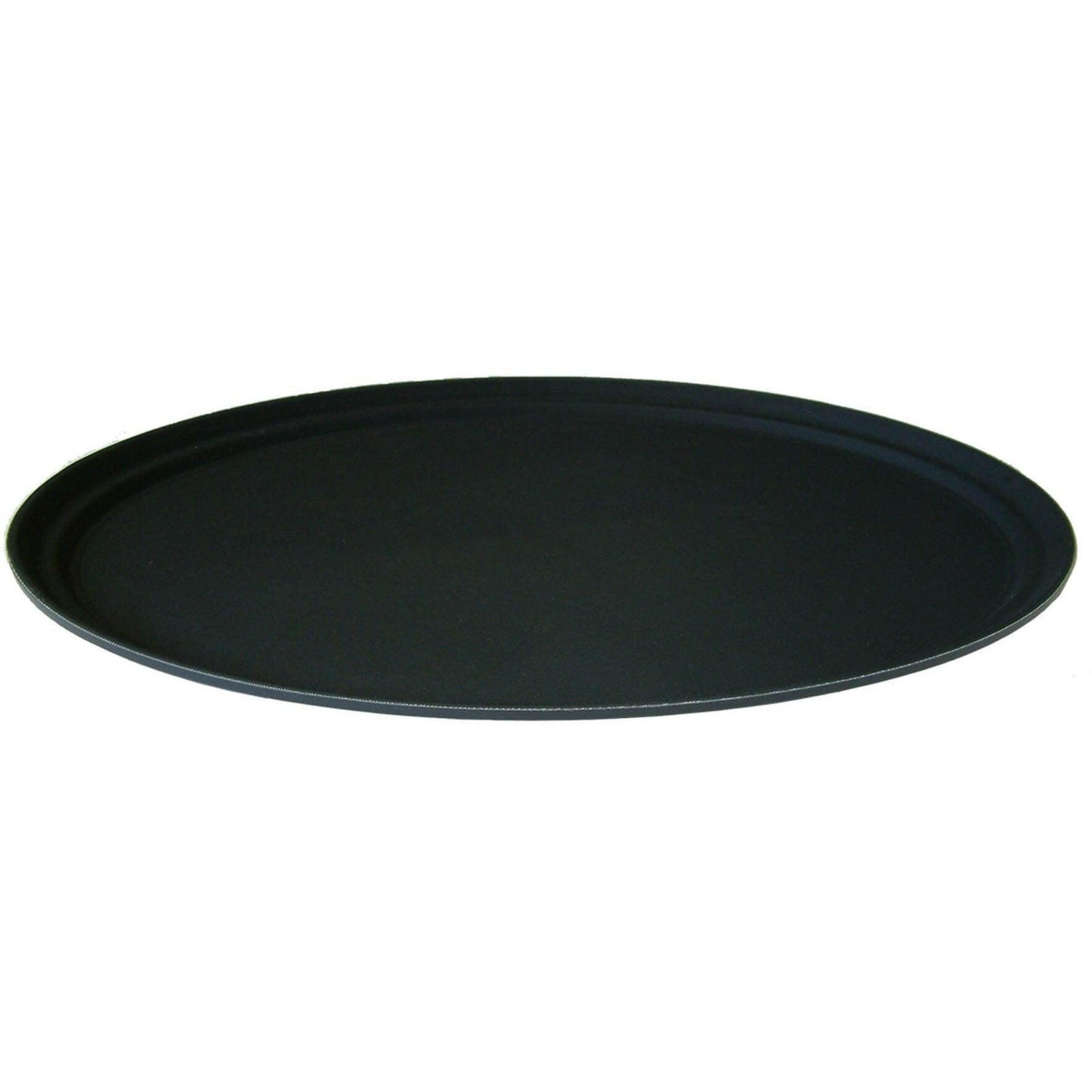 Oval Black Non-Slip Tray 68cm x 55cm - Cater-Connect Ltd