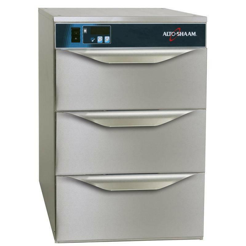 Alto-Shaam 500-3DN Narrow Three Draw Food Warmer.