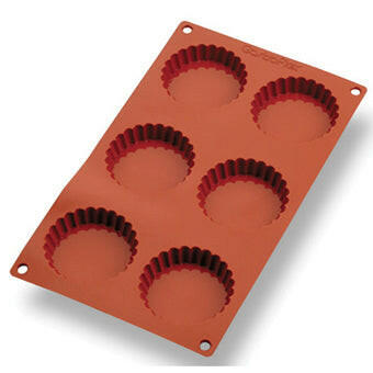 Matfer Gastroflex 6 Fluted Tart Mould 75mm - Cater-Connect Ltd