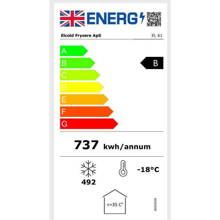 Elcold EL61SS White Stainless Steel Lid 566 Litres.