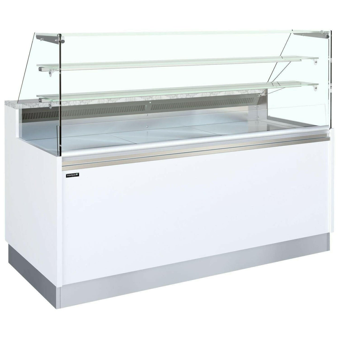 Interlevin Tefcold Bellini ID 1250FV SR White Patisserie Display 1300mm - Cater-Connect Ltd