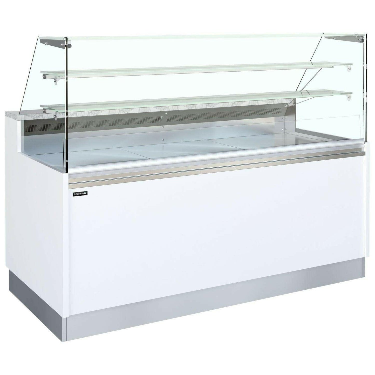 Tefcold Bellini ID 1250FV SR White Patisserie Display 1300mm.