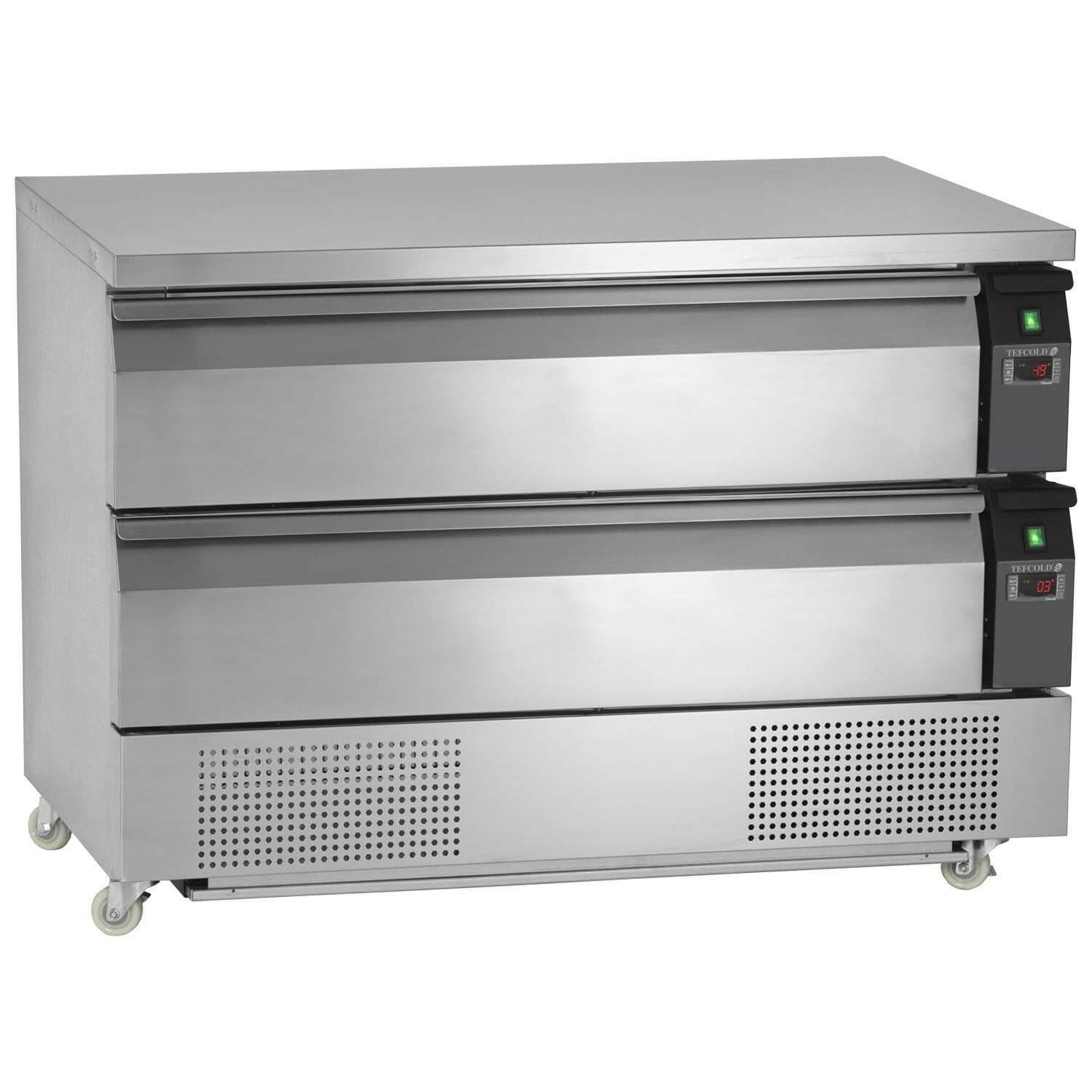 Tefcold UD2-3 Dual Temperature 2 Draw Chefs Base Counter 265 Litres - Cater-Connect Ltd