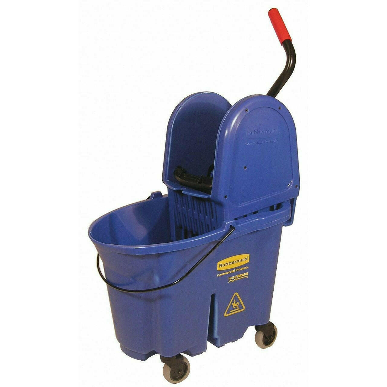 Rubbermaid Blue Bucket Wavebrake Down Press Combo - Cater-Connect Ltd