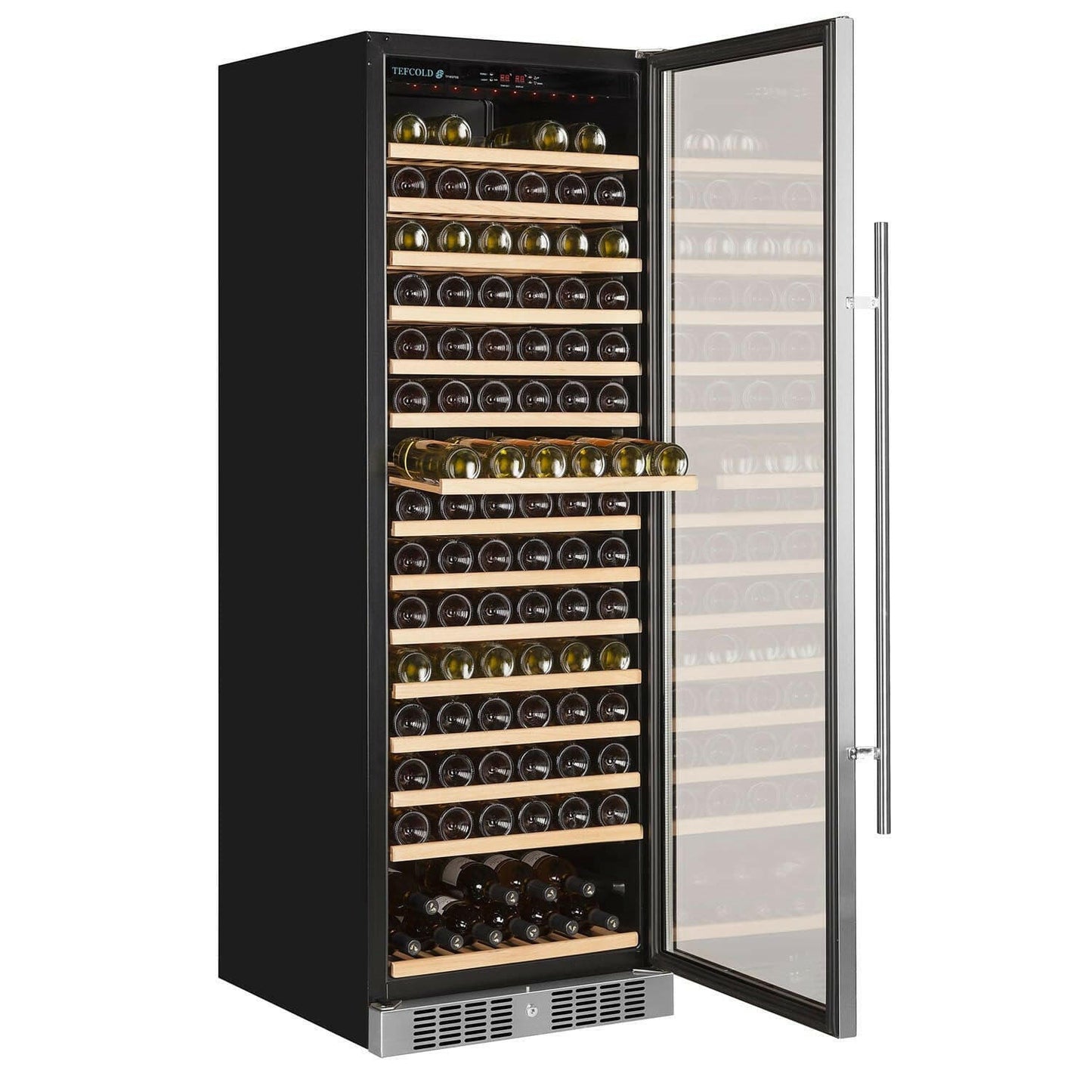 Tefcold TFW400S Upright Single Door Stainless Steel Wine Cooler Cabinet 426L - Cater-Connect Ltd