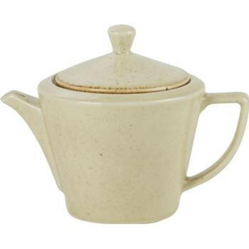Porcelite Seasons Wheat Conic Tea Pot 50cl/18oz Case Size 6 - Cater-Connect Ltd