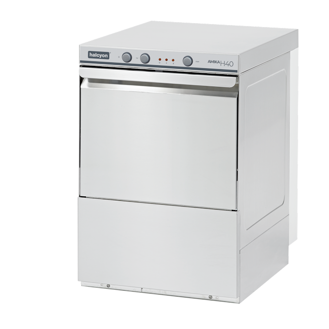 Maidaid Halcyon Amika Range AMH40 Undercounter Glasswasher Gravity Drain - Cater-Connect Ltd