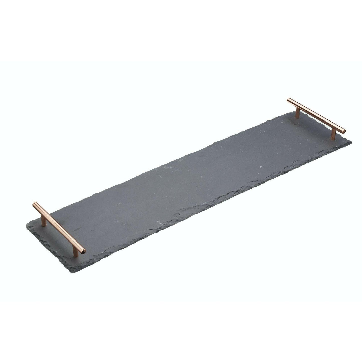 Artesà Hand Finished Serving Platter with Copper Handles.