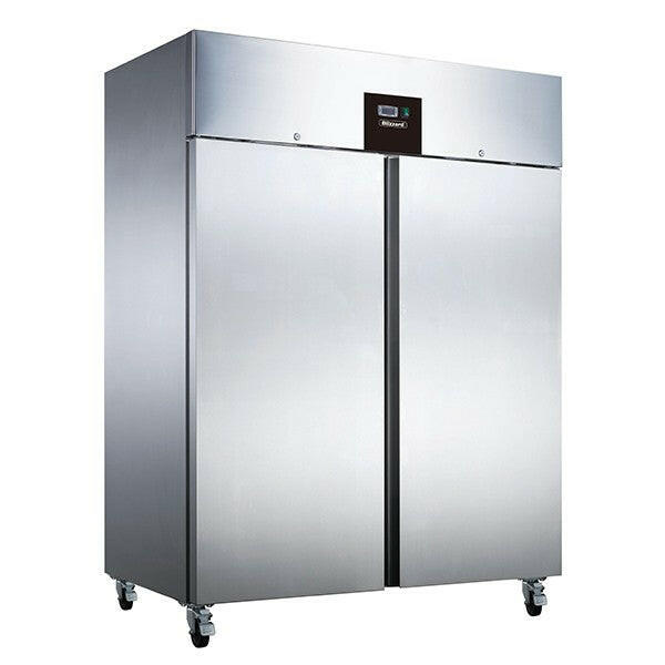 Blizzard BF2SS Double Door Freezer 2/1GN 1300L - Cater-Connect Ltd