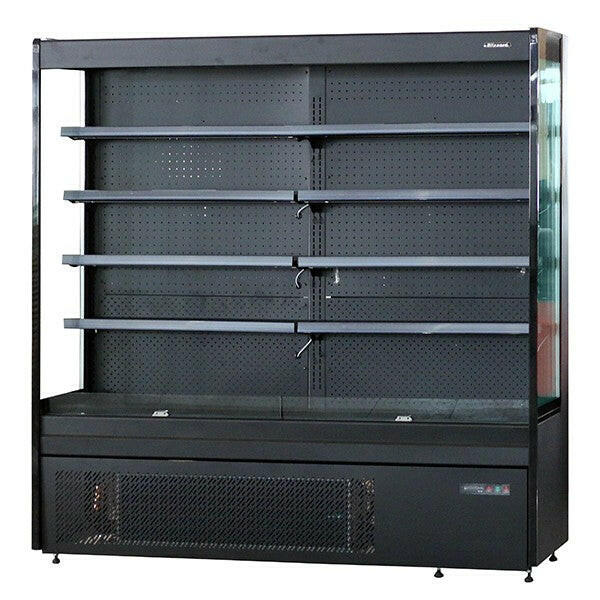 Blizzard BTD150BK Black 4 Tier Slim Merchandiser 540L - Cater-Connect Ltd