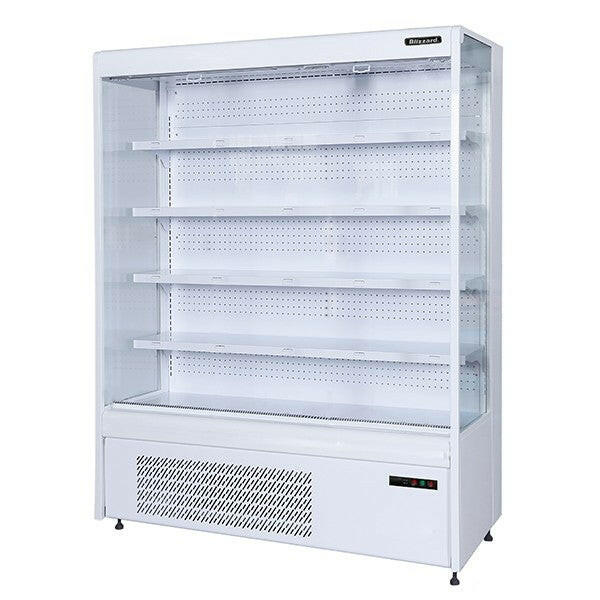 Blizzard BTD200WH White 4 Tier Slim Merchandiser 720L - Cater-Connect Ltd