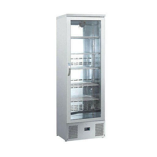 Blizzard Upright Single Door Bottle Cooler Fridge BAR10SS 324 Bottles - Cater-Connect Ltd