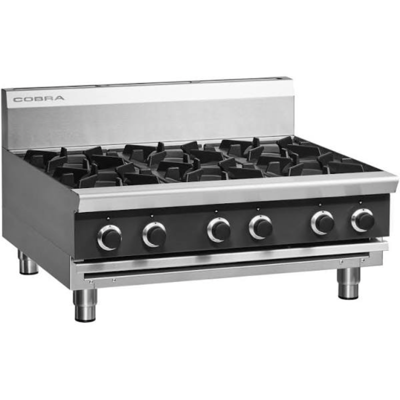Blue Seal Cobra C9D-B Countertop 6 Burner Gas Cooktop 900mm - Cater-Connect Ltd