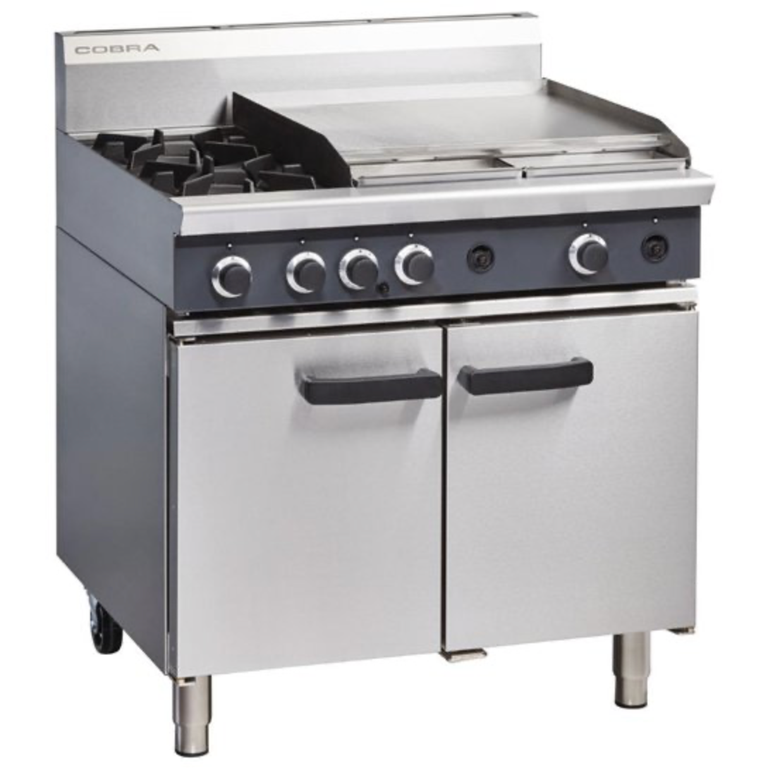 Blue Seal Cobra CR9B Two Burner Oven Range & Griddle - Cater-Connect Ltd