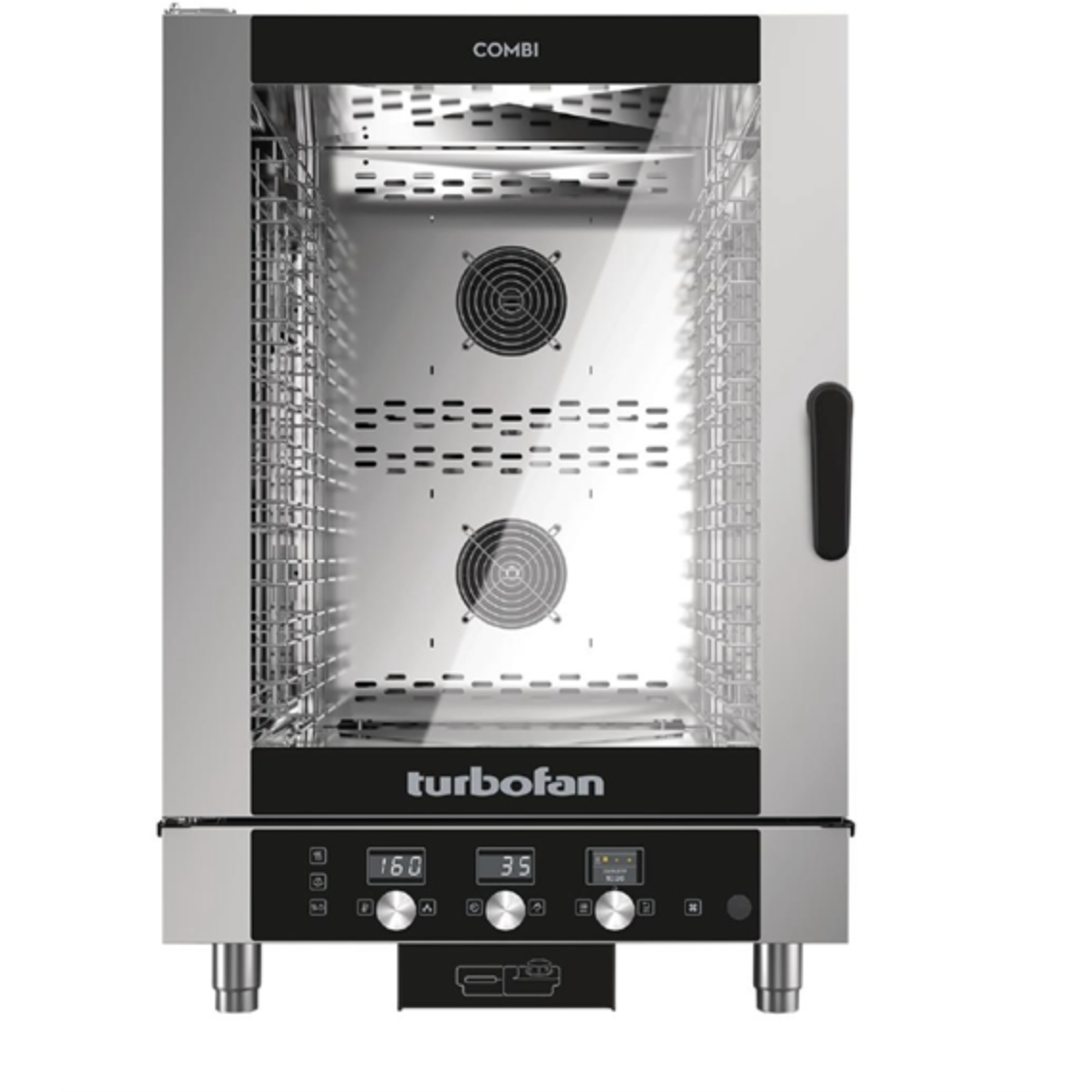 Blue Seal EC40D10 Turbofan 10 Grid Touch Control Combi Oven Electric - Cater-Connect Ltd