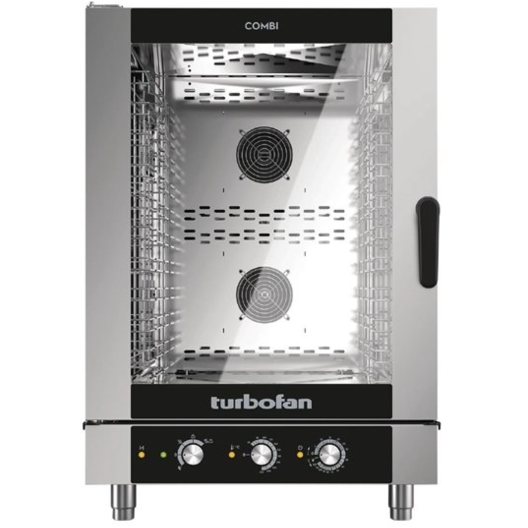 Blue Seal EC40M10 Turbofan 10 Grid Manual Control Combi Oven Electric - Cater-Connect Ltd