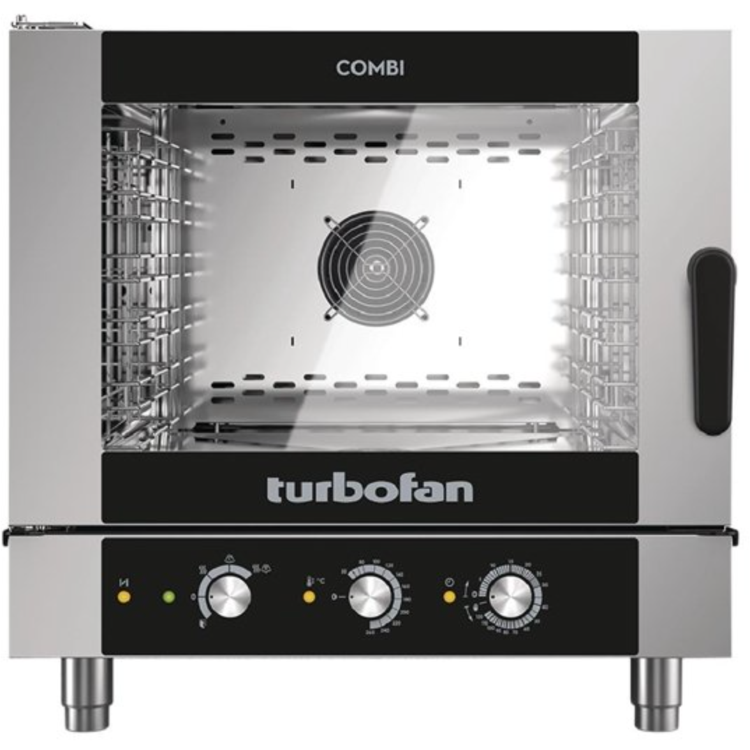 Blue Seal EC40M5 Turbofan 5 Grid Manual Control Combi Oven Electric - Cater-Connect Ltd