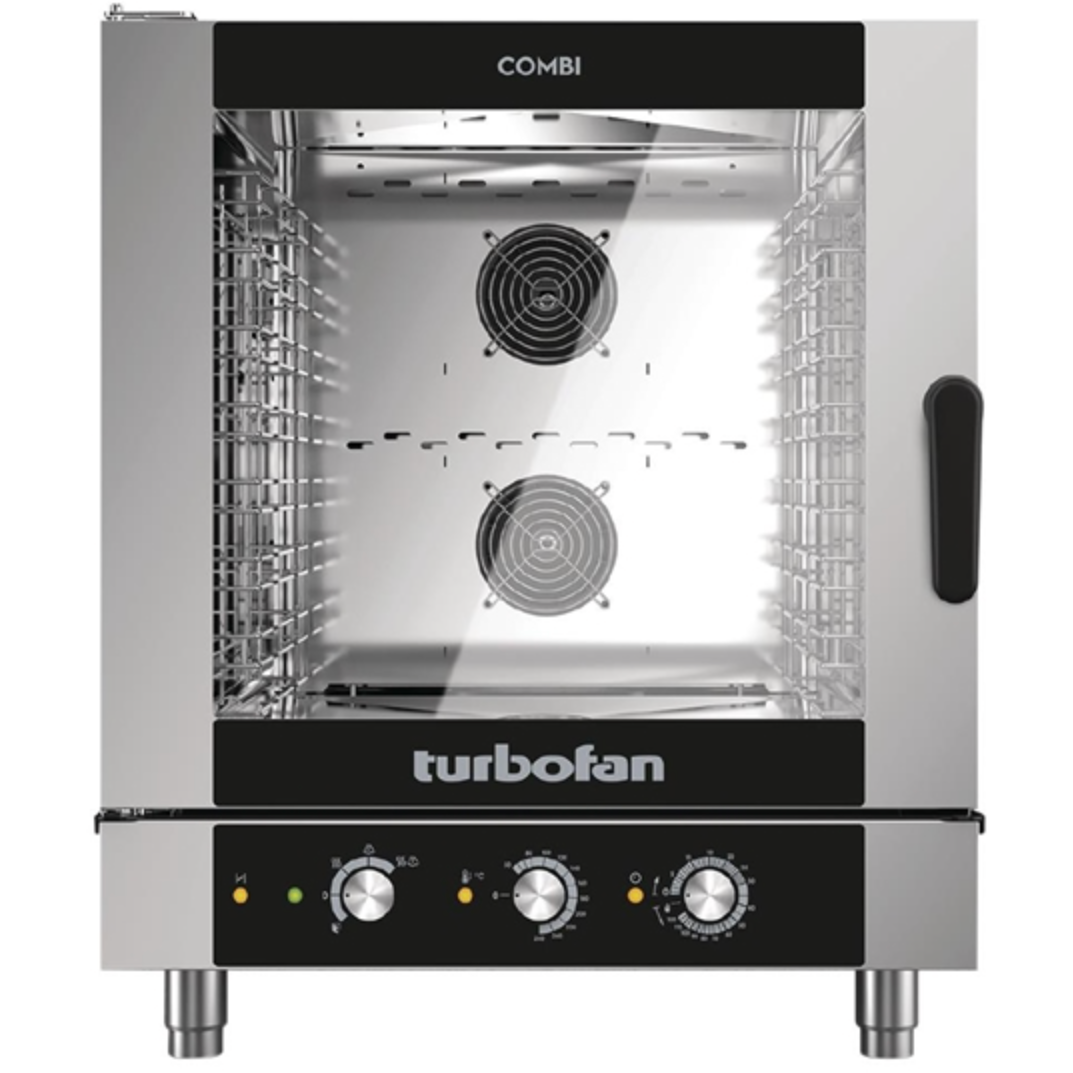 Blue Seal EC40M7 Turbofan 7 Grid Manual Control Combi Oven Electric - Cater-Connect Ltd