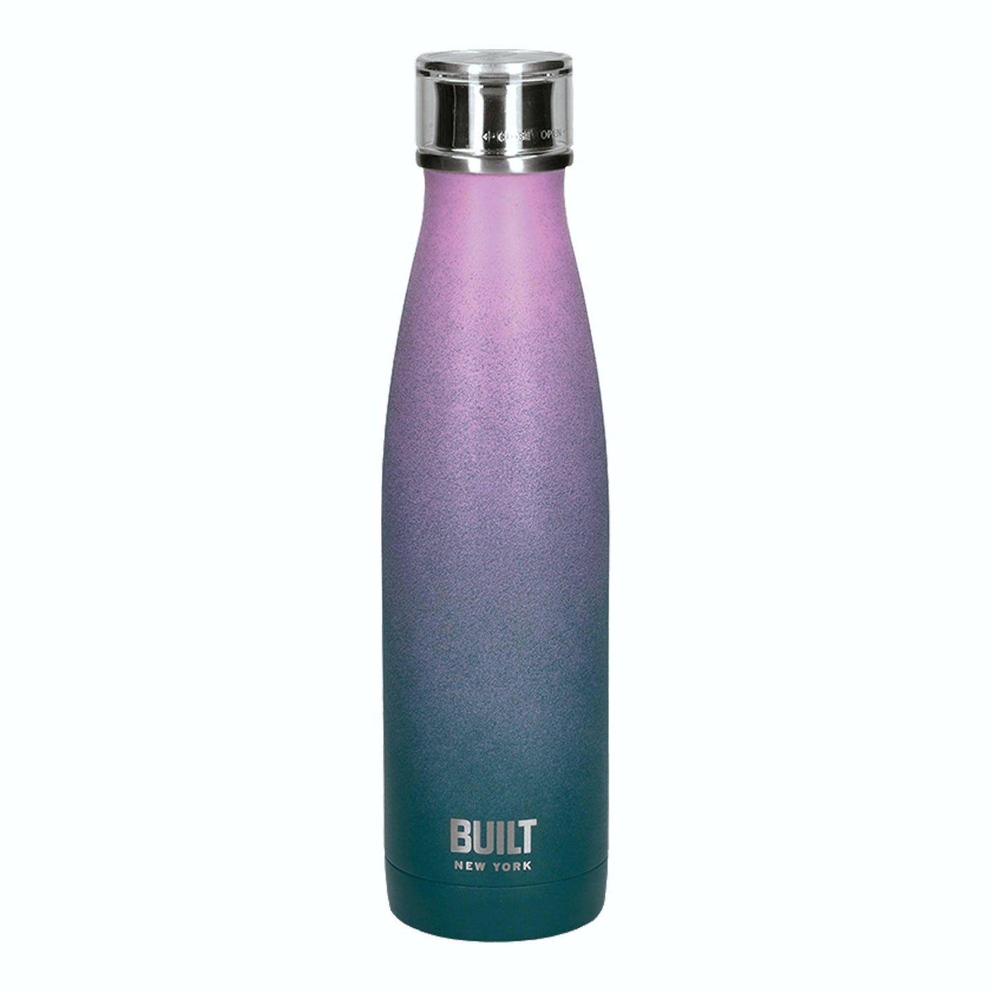 Built 500ml Double Walled Stainless Steel Water Bottle Pink and Blue Ombre - Cater-Connect Ltd