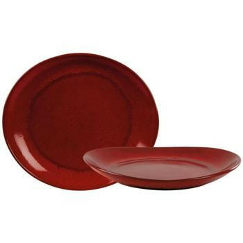 Rustico Lava Bistro Oval Plate 29.5x26cm/11.5"x10.25" Case Size 12 - Cater-Connect Ltd