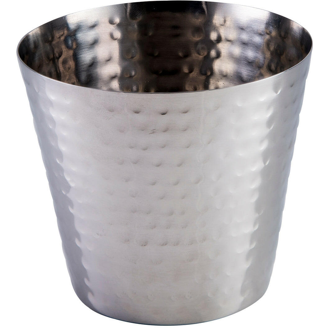 Hammered Finish Tapered Chip Cup 9cm Case Size 6.