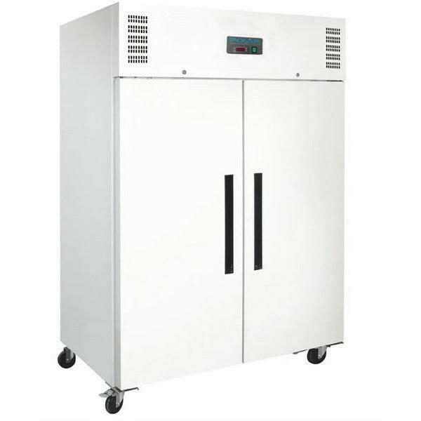 Polar CC663 G-Series Upright Double Door Fridge 1200Ltr White - Cater-Connect Ltd