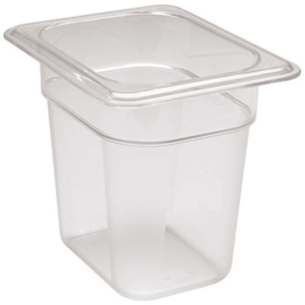 Cambro 86CW135 Camwear Clear Polycarbonate 1/8GN Pan 150mm - Cater-Connect Ltd
