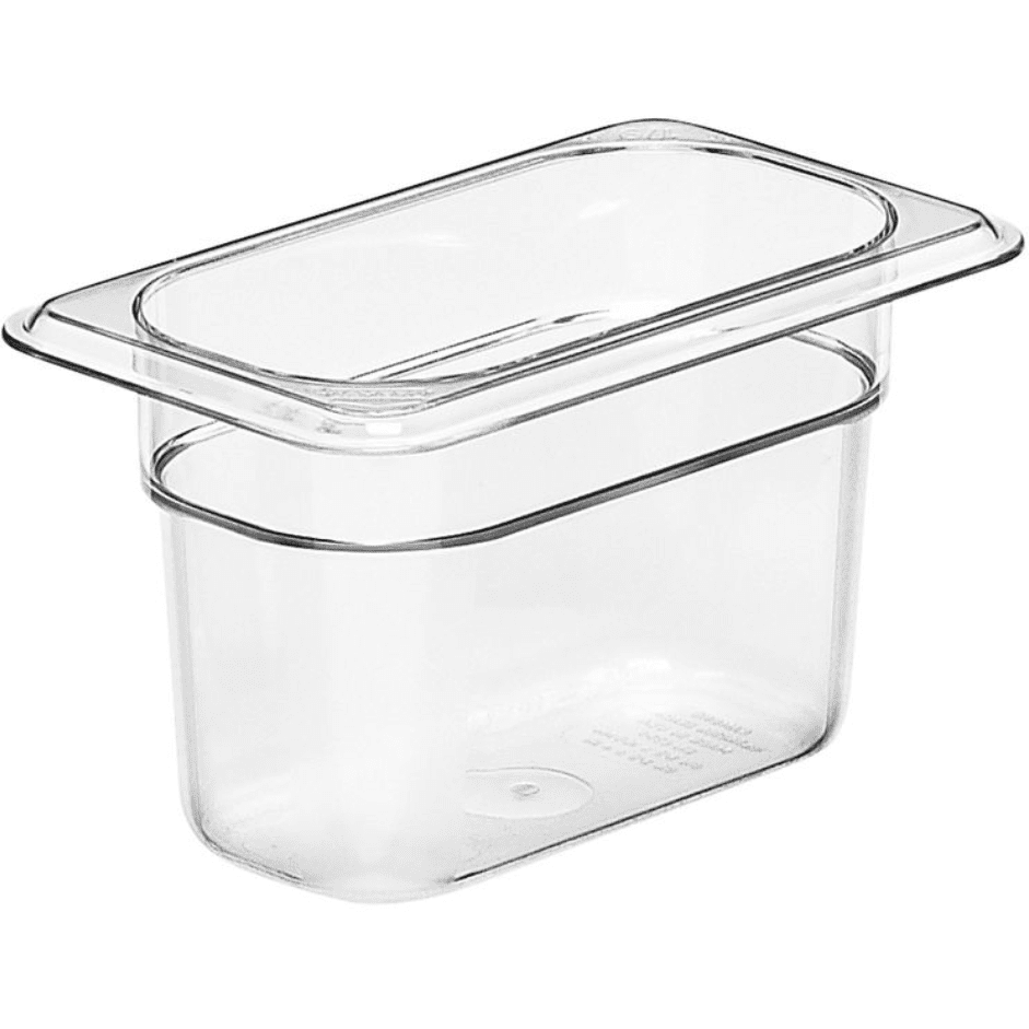 Cambro 94CW135 Clear Camwear Polycarbonate 1/9GN Pan 100mm - Cater-Connect Ltd