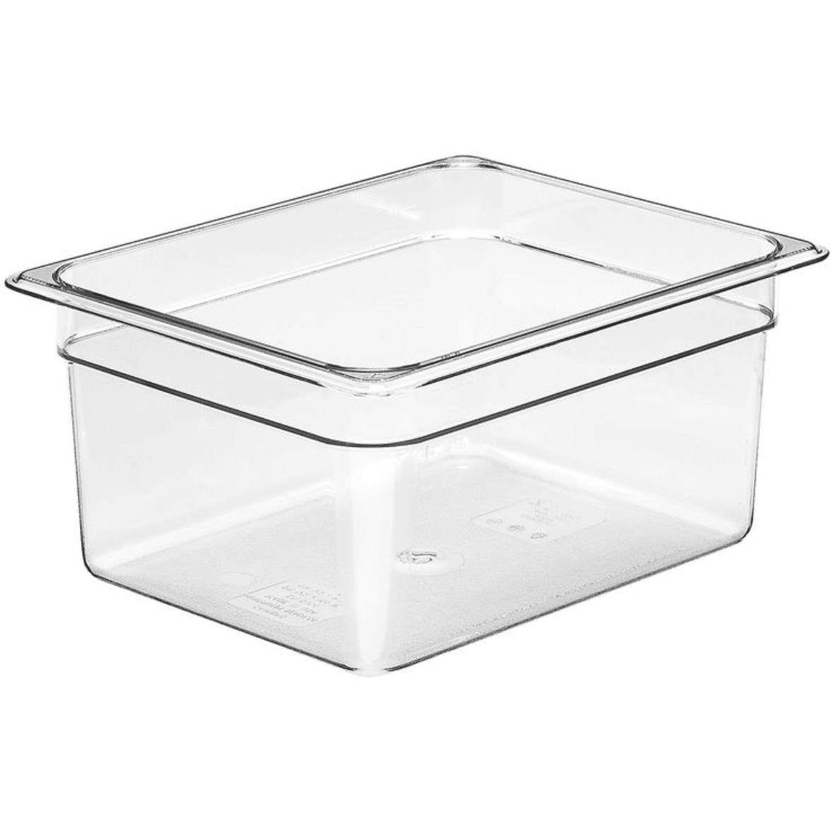 Cambro 26CW135 Camwear Clear Polycarbonate 1/2GN Pan 150mm - Cater-Connect Ltd