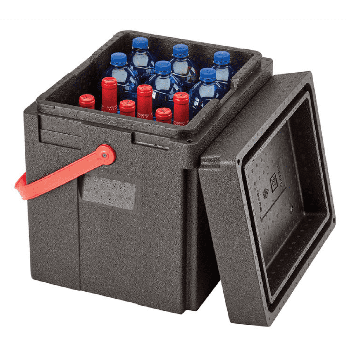 Cambro EPPBEVRDST110 GoBox™ Beverage & Bottle Box W.Carrying Strap 35 Litres - Cater-Connect Ltd