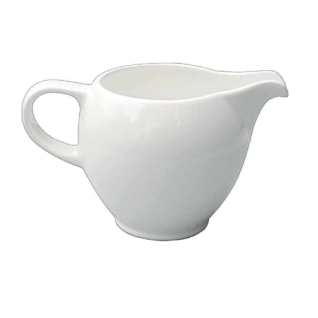 Churchill Alchemy White Milk Jugs 284ml Case Size 6 - Cater-Connect Ltd