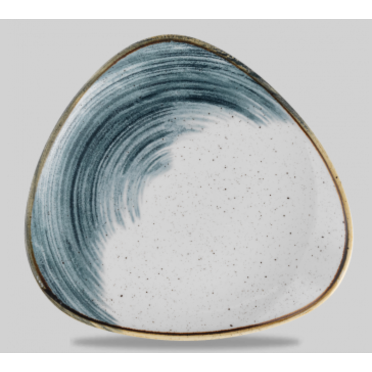 Churchill Stonecast Triangle Plate Accents Blueberry 26.50cm Case Size 12.