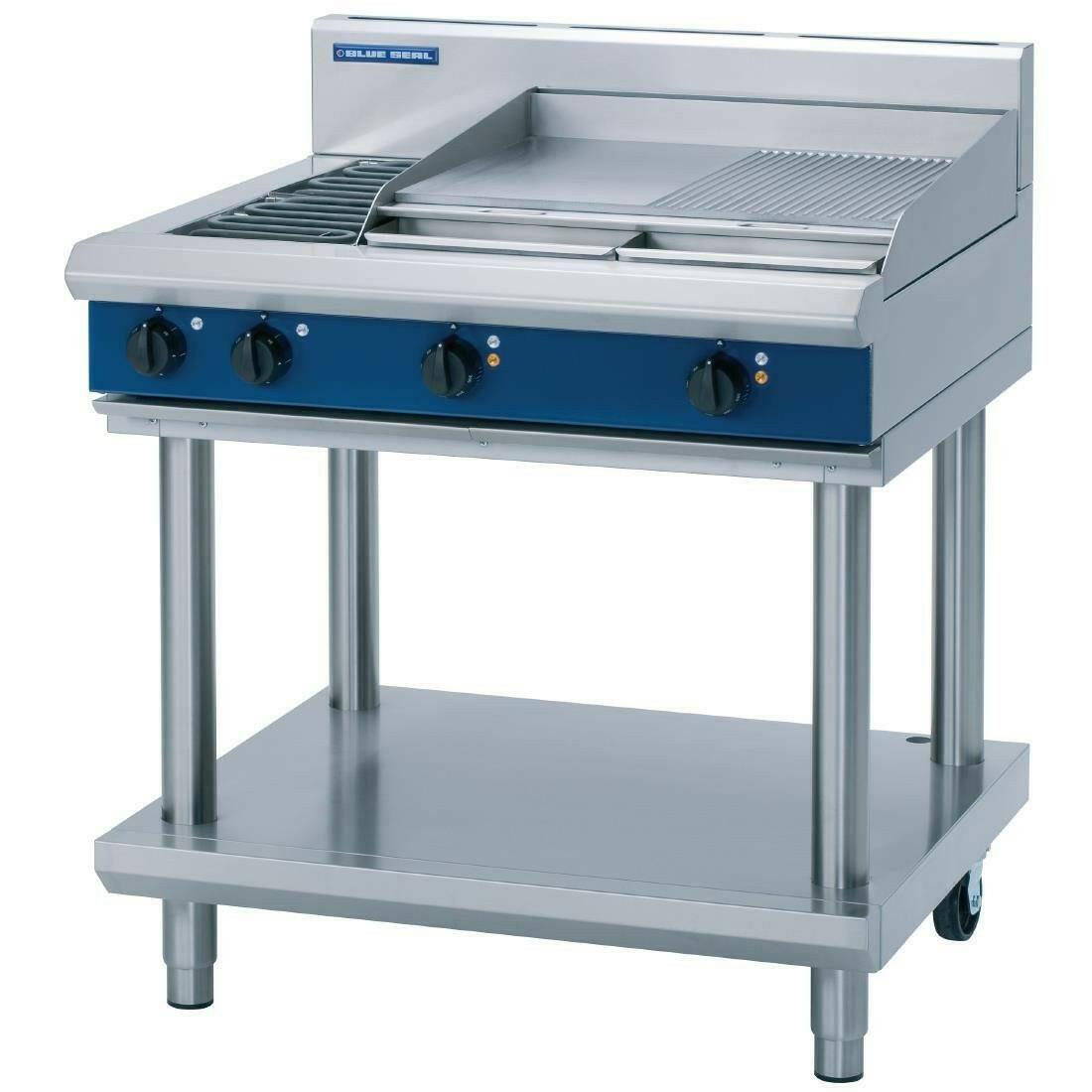 Blue Seal E516B-LS Evolution 2 Element Cooktop & Griddle 900mm.