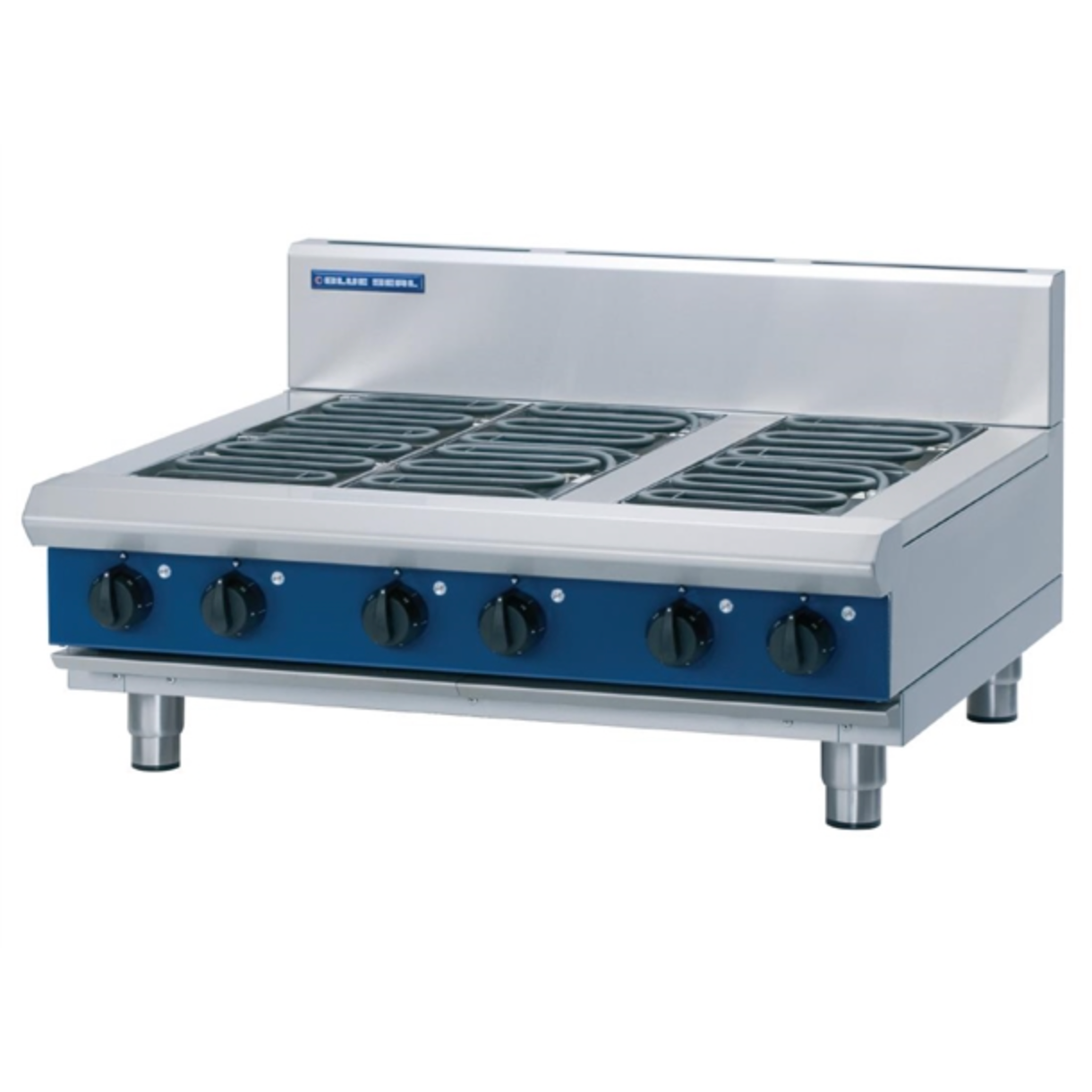Blue Seal E516D-B Evolution Electric Countertop 6 Burner Cooktop 900mm - Cater-Connect Ltd