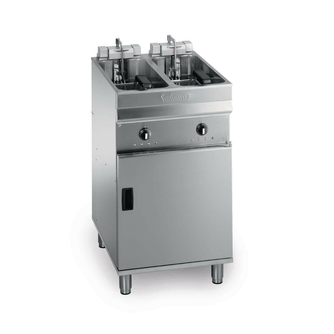Valentine EVO2525 Twin Tank Twin Basket Free Standing Electric Fryer 20 Litres - Cater-Connect Ltd