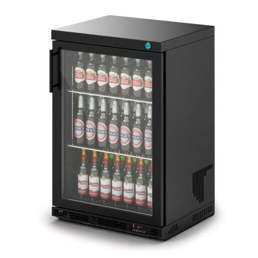 IMC F76/150/B Ventus Black Undercounter Bottle Cooler 120 Bottles.