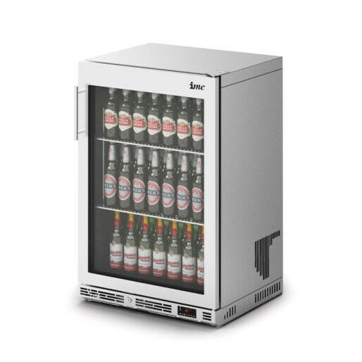 IMC F76/170 Ventus V60 Silver Undercounter Bottle Cooler 120 Bottles - Cater-Connect Ltd
