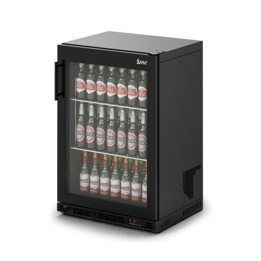 IMC F76/170/B Ventus V60 Black Undercounter Bottle Cooler 120 Bottles.