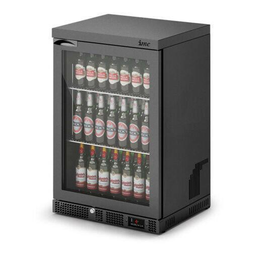 IMC F77/150/B Mistral M60 Black Undercounter Bottle Cooler 120 Bottles.