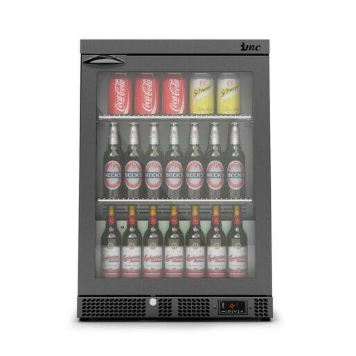 IMC F77/151/B Mistral M60 Black Undercounter Bottle Cooler 78 Bottles.
