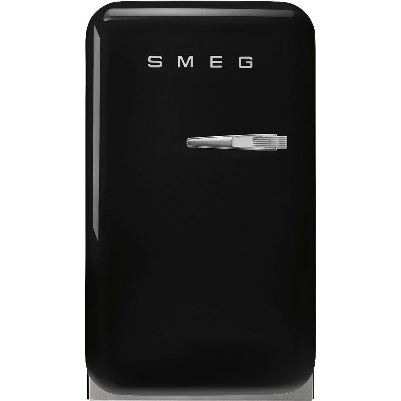 Smeg 50s Retro FAB5LBL5 Mini Bar Fridge Black 34 Litres.